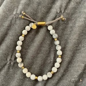 Gorjana Howlite Gold Plated Bracelet